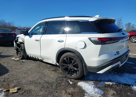 2025 Infiniti Qx60 Luxe z USA, uszkodzony, nr VIN 5N1AL1FS5SC337786